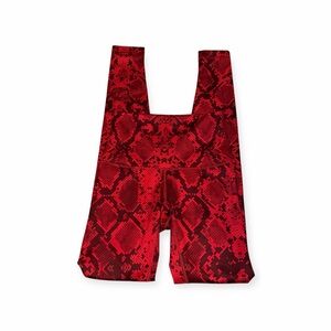 lululemon athletica Wunder Under High-Rise Red Snake Print Pants
